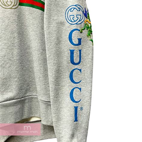 475374 x9v46 gucci|GUCCI Men's Hoodie Arm Logo Dragon Embroidery Gray Italy .